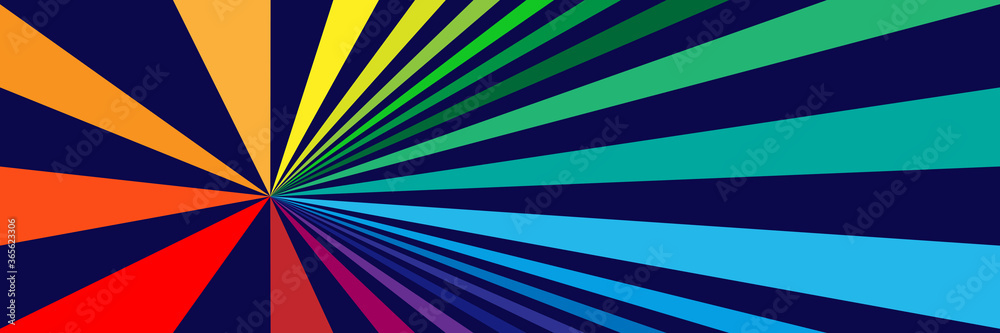 Background with rainbow colored spirals	