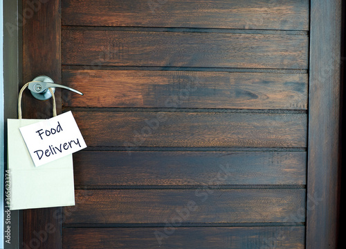 Home delivery of food.