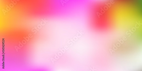 Light pink, green vector gradient blur texture.