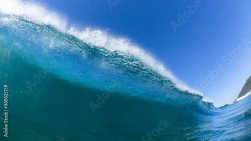 Ocean Wave Hollow Water Swimming Photo