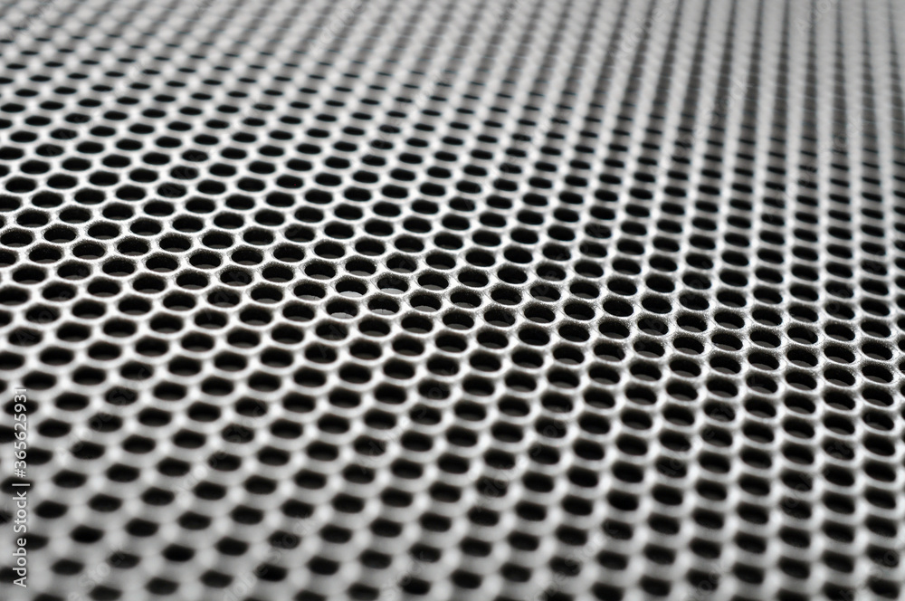 Abstract metal pattern grid hole structure Abstract metal pattern grid hole structure
