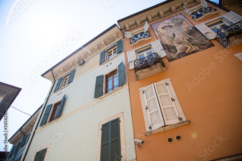 Old town of Salo on Lake Garda