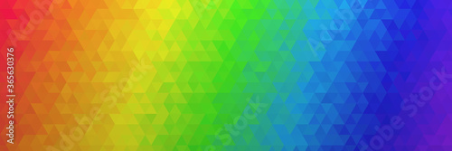 low poly background texture colored panorama rainbow 12000x4000pix