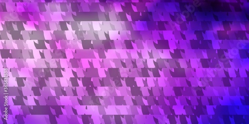 Dark Purple  Pink vector backdrop with lines  triangles.