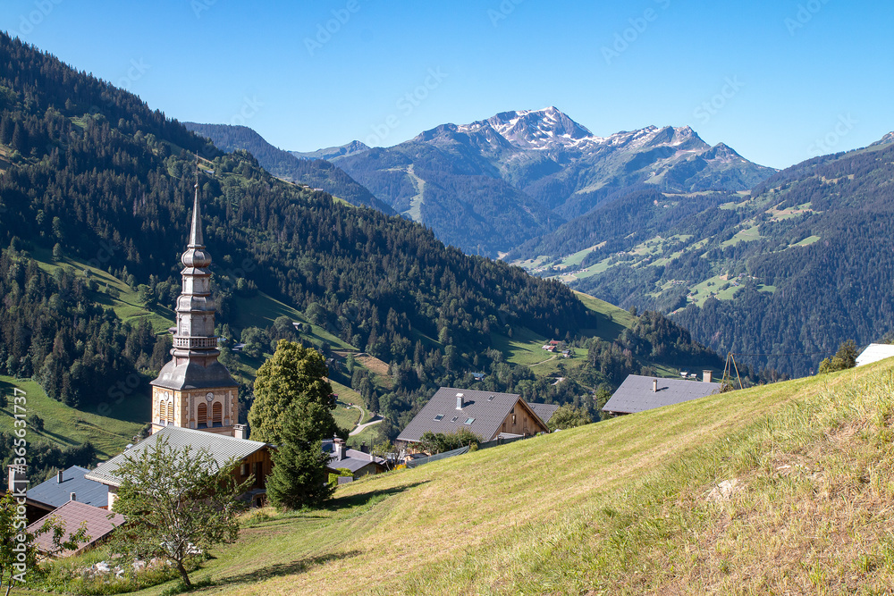 Village d'Hauteluce dans le Beaufortain