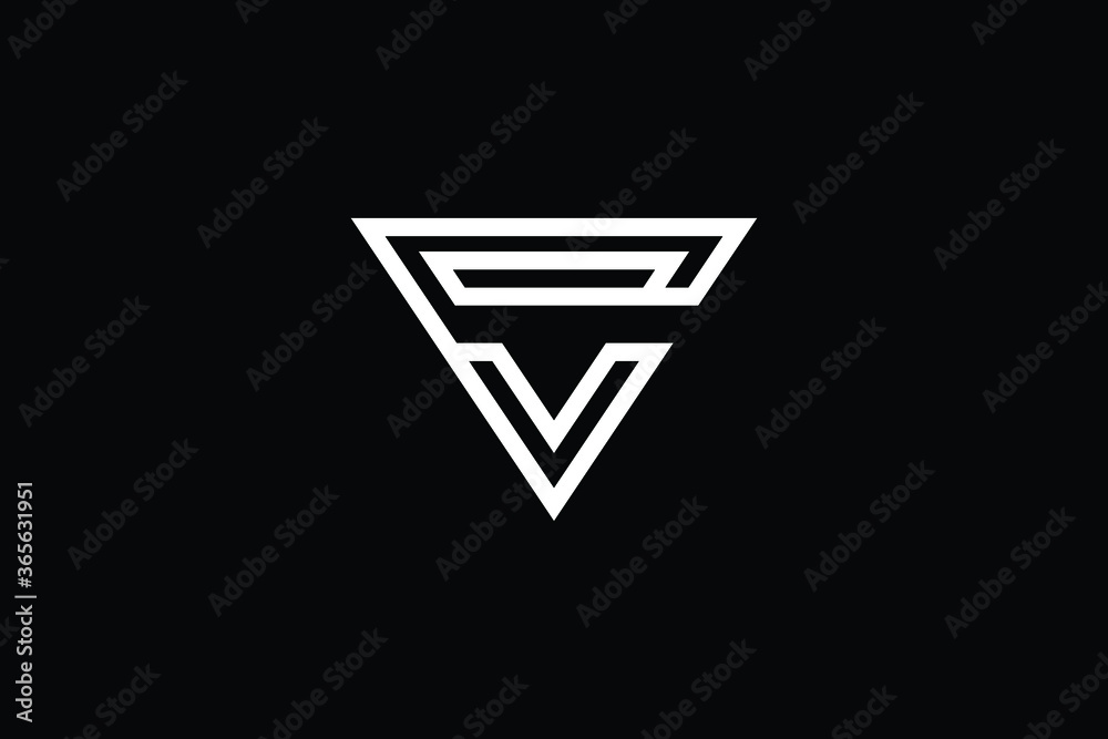 Minimal Innovative Initial V logo and VV logo. Letter V VV creative elegant Monogram. Premium Business logo icon. White color on black background Minimal Innovative Initial V logo and VV logo. Letter V VV creative elegant Monogram. Premium Business logo icon. White color on black background