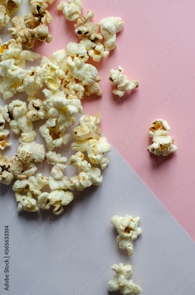 popcorn on the table