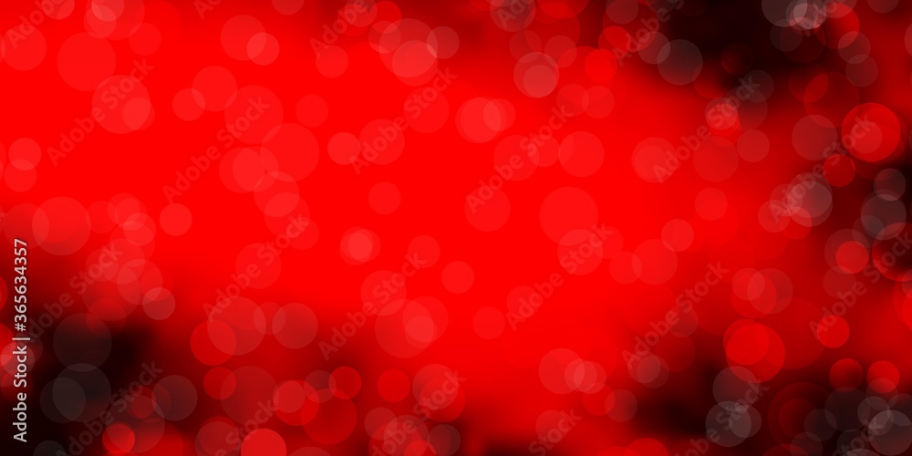 Dark Red vector texture with circles. Modern abstract illustration with colorful circle shapes. Pattern for websites, landing pages. Dark Red vector texture with circles. Modern abstract illustration with colorful circle shapes. Pattern for websites, landing pages.