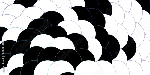 Dark Pink, Blue vector layout with circle shapes. Abstract decorative design in gradient style with bubbles. Design for your commercials.