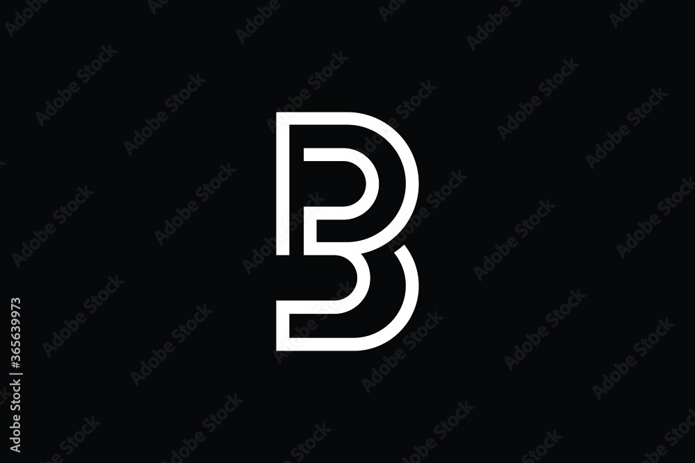 Minimal Innovative Initial BD logo and DB logo. Letter B BB creative elegant Monogram. Premium Business logo icon. White color on black background Minimal Innovative Initial BD logo and DB logo. Letter B BB creative elegant Monogram. Premium Business logo icon. White color on black background
