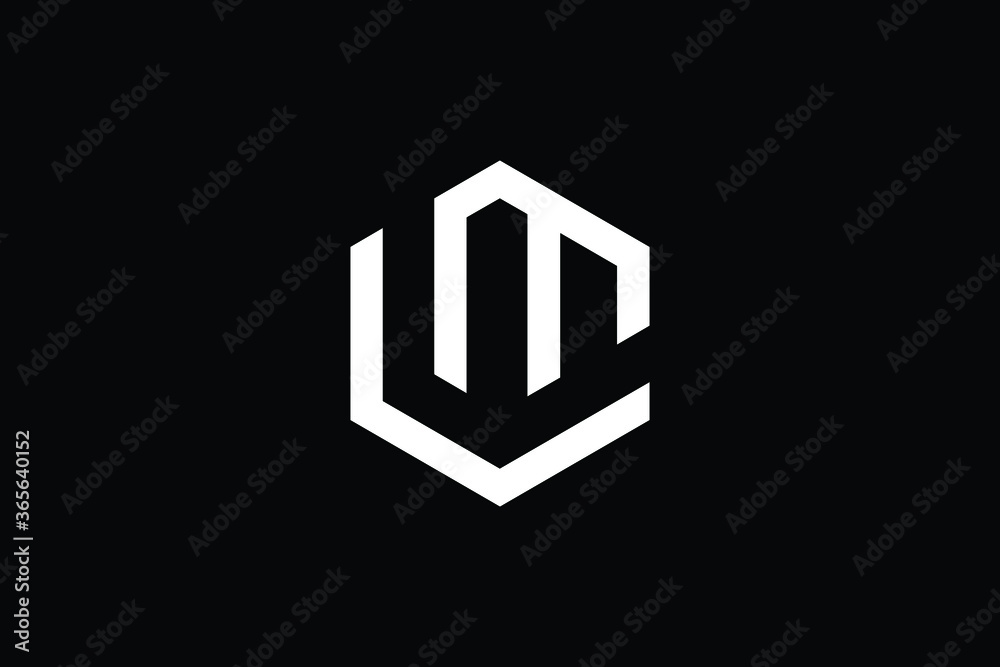 Minimal Innovative Initial VM logo and MV logo. Letter UM MU creative elegant Monogram. Premium Business logo icon. White color on black background Minimal Innovative Initial VM logo and MV logo. Letter UM MU creative elegant Monogram. Premium Business logo icon. White color on black background