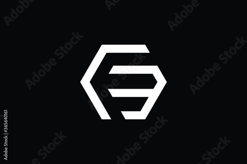 Minimal Innovative Initial CB logo and BC logo. Letter CB BC creative elegant Monogram. Premium Business logo icon. White color on black background