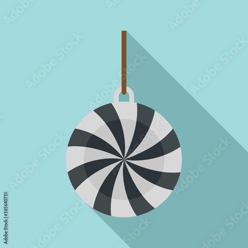 Relaxation pendulum icon. Flat illustration of relaxation pendulum vector icon for web design