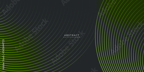 Dark green color abstract geometric background