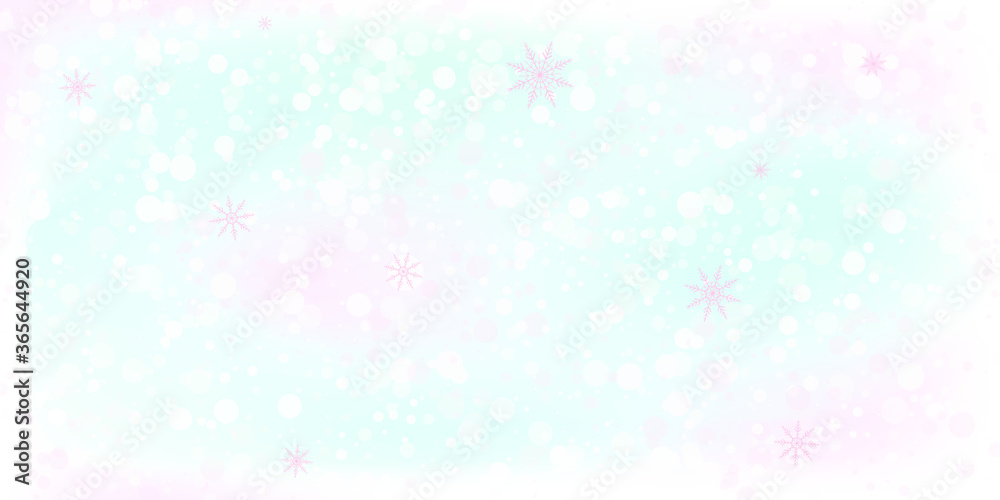 Snowflakes. Snow, snowfall. Falling scattered white snowflakes on a gradient background. Vector Snowflakes. Snow, snowfall. Falling scattered white snowflakes on a gradient background. Vector