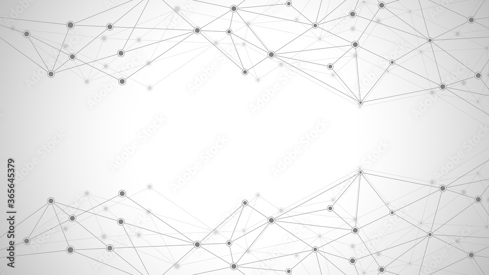 Abstract polygonal background with connecting dots and lines. Global network connection, digital technology and communication concept. Abstract polygonal background with connecting dots and lines. Global network connection, digital technology and communication concept.