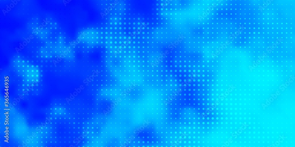 Light BLUE vector background with spots. Abstract decorative design in gradient style with bubbles. Design for posters, banners.
