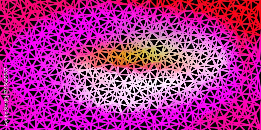 Light pink, green vector triangle mosaic backdrop. Light pink, green vector triangle mosaic backdrop.