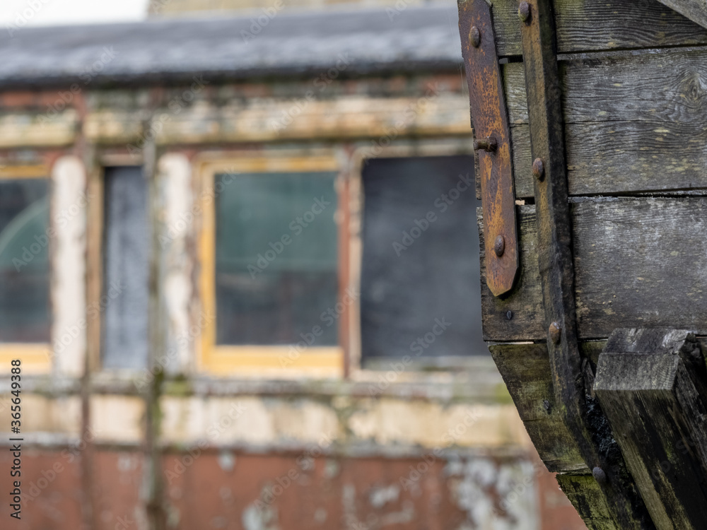 old wooden window on train carriage old wooden window on train carriage