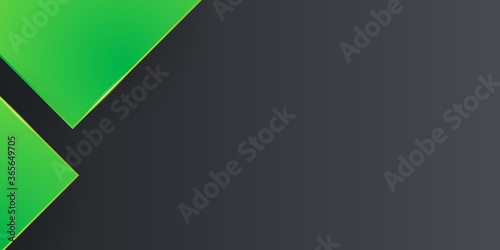 Abstract modern green black lines background vector illustration presentation design. Suit for business  corporate  institution  conference  party  festive  seminar  and talks.