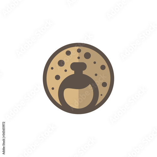 Lab Cookies Logo Design Vector Template, Icon Symbol, Creative design concepts