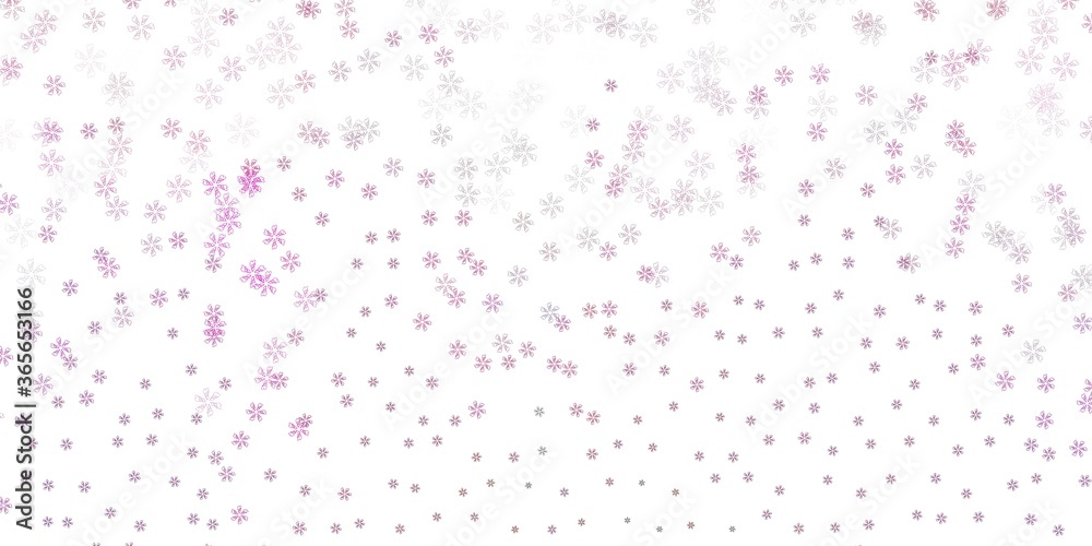 Light pink vector abstract background with leaves. Light pink vector abstract background with leaves.