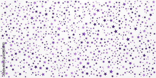 Purple white star pattern background for wide banner. Vector illustration design for presentation, banner, cover, web, flyer, card, poster, wallpaper, texture, slide, magazine, and powerpoint.