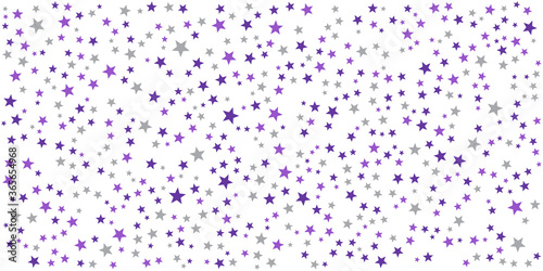 Purple star pattern background for wide banner. Vector illustration design for presentation, banner, cover, web, flyer, card, poster, wallpaper, texture, slide, magazine, and powerpoint.