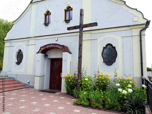 wybudowany w 1913 roku kosciol katolicki pod wezwaniem najswietszego serca pana jezusa w miescie orzysz wojewodztwo warminsko mazurskie w polsce photo