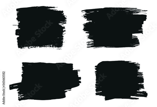 Set of vector grunge banners