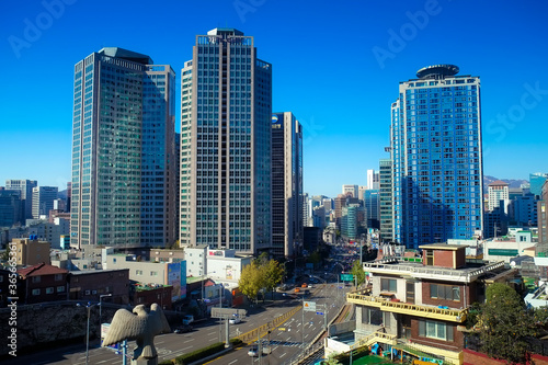 Photography 韓国 ソウル市中区 高層ビル群