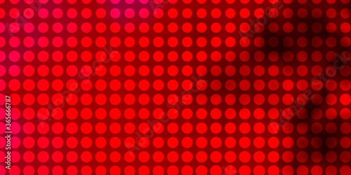 Light Pink vector pattern with circles. Illustration with set of shining colorful abstract spheres. New template for your brand book.