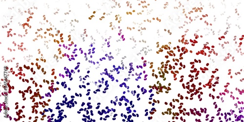 Light multicolor vector pattern with abstract shapes.