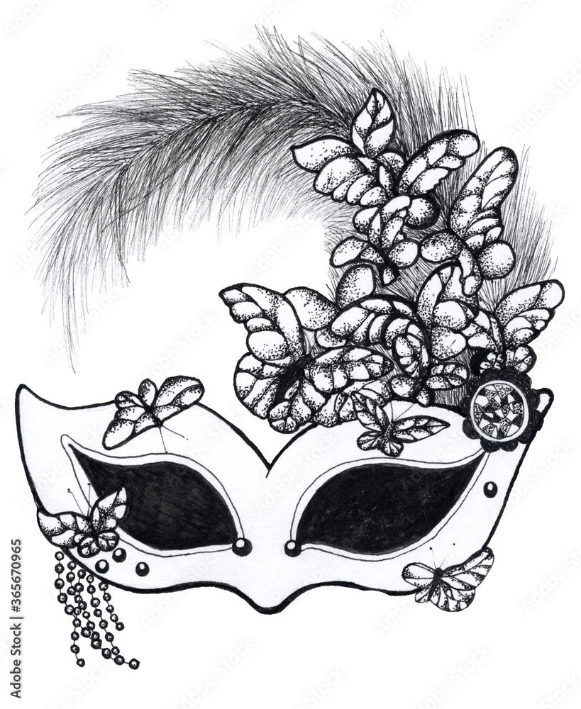 Ink carnival mask Ink carnival mask