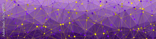 Gold color Abstract color Low-Polygones Generative Art background illustration