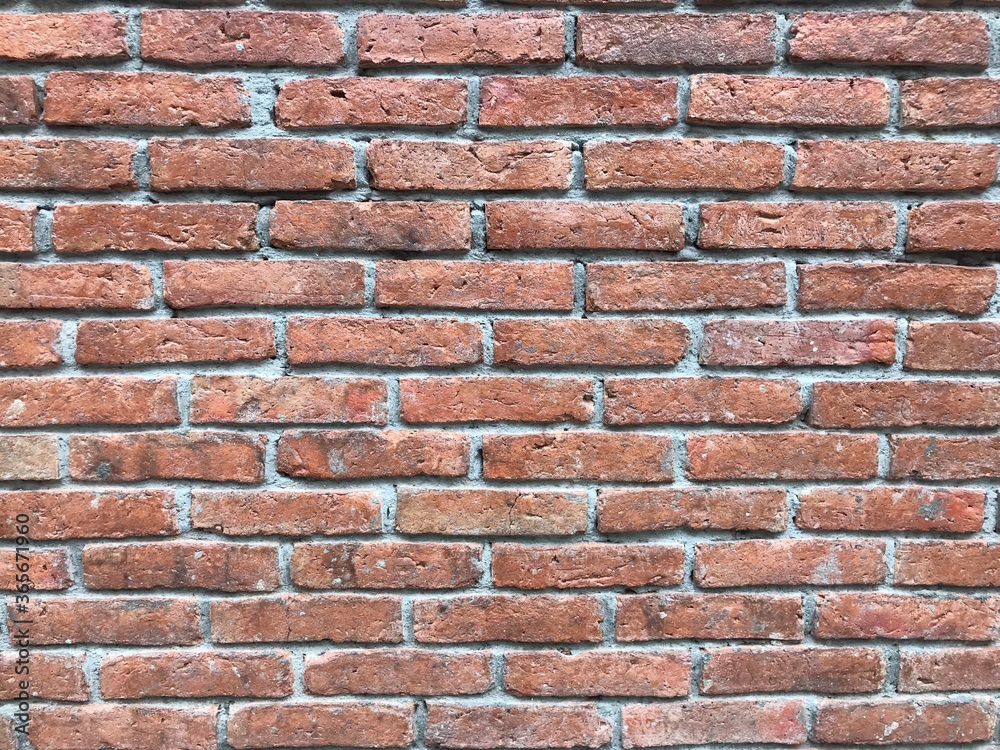 Obraz premium red brick wall