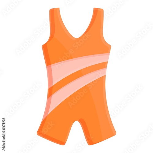 Greco-roman wrestling vest icon. Cartoon of greco-roman wrestling vest vector icon for web design isolated on white background