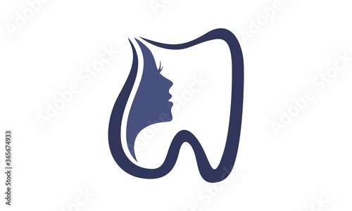 
combined teeth and face of a girl