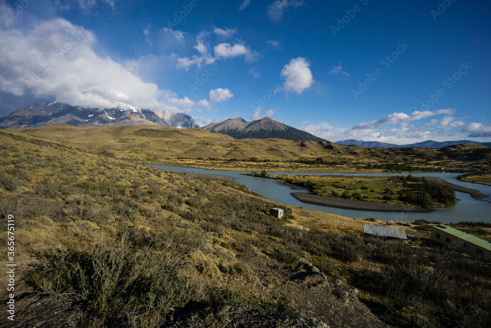 Parque nacional Torres del Paine,Sistema Nacional de Áreas Silvestres Protegidas del Estado de Chile.Patagonia, República de Chile,América del Sur