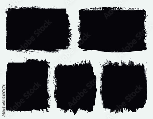 Abstract grunge black backgrounds, frames.
