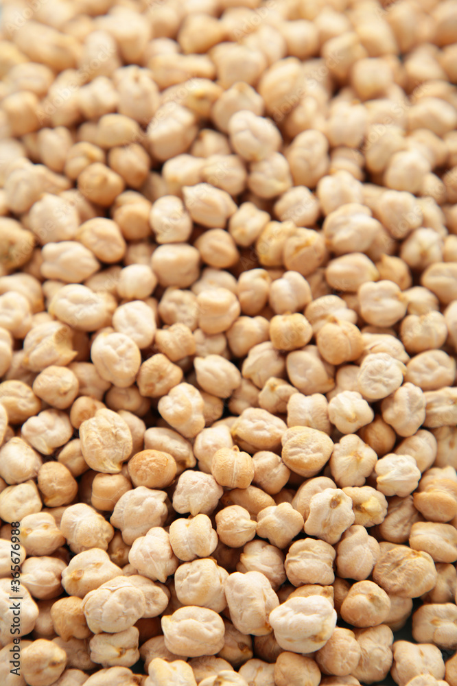 Dry raw organic chickpeas background. Top view Dry raw organic chickpeas background. Top view