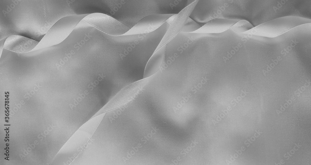 Obraz premium white silk satin background