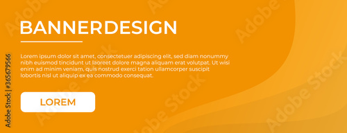yellow Web banners templates, standard sizes with space for photo, modern design