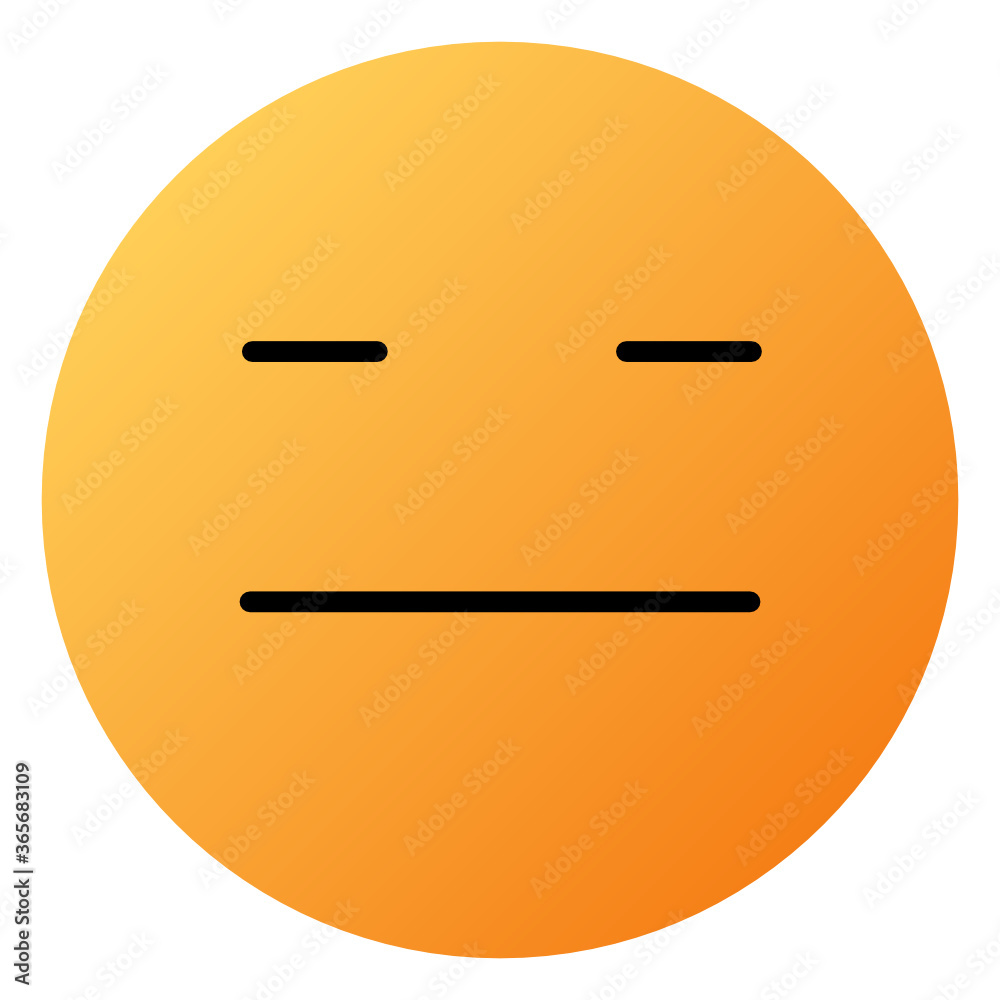 Expressionless Face Icon Expressionless Face Icon