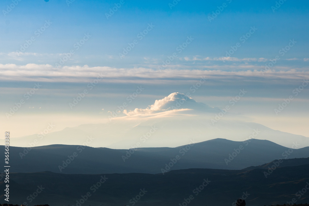Erciyes Mountain in Turkey at Sunrise