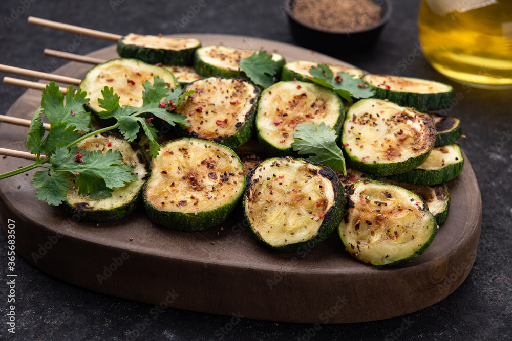 bbq grill zucchini food background bbq grill zucchini food background