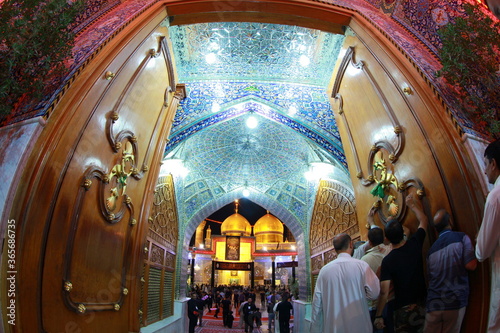 The shrine of Imam Musa Al-Kadhim and Imam Muhammad Al-Jawad in Al-Kadhim, Baghdad, Iraq
