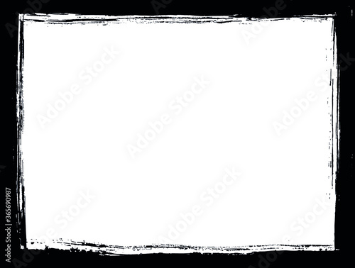 Grunge border frame background