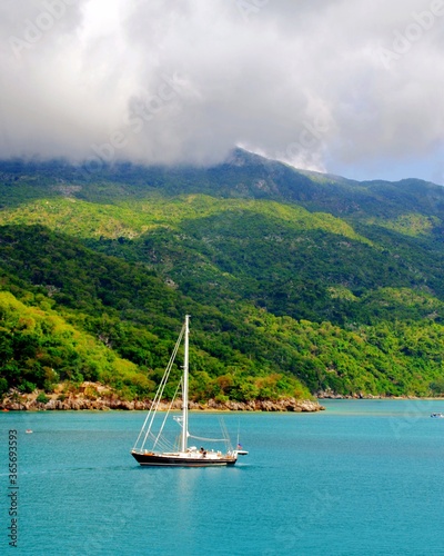 sailboat on the sea