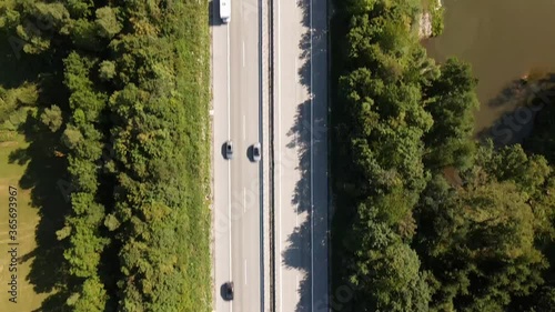 motorway from a height